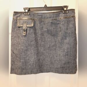 Michael Kors Denim Mini Skirt Nwot